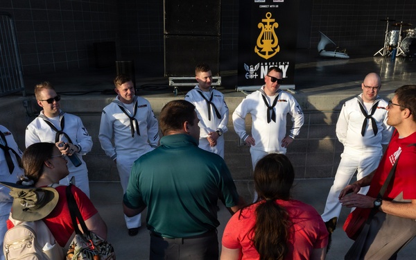 Navy Band Northwest Rocks the SumTur Amphitheatre During Omaha Navy Week