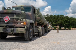 The 737th Transportation Company takes a training mission operational at Operation Sentinel Justice