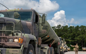 The 737th Transportation Company takes a training mission operational at Operation Sentinel Justice