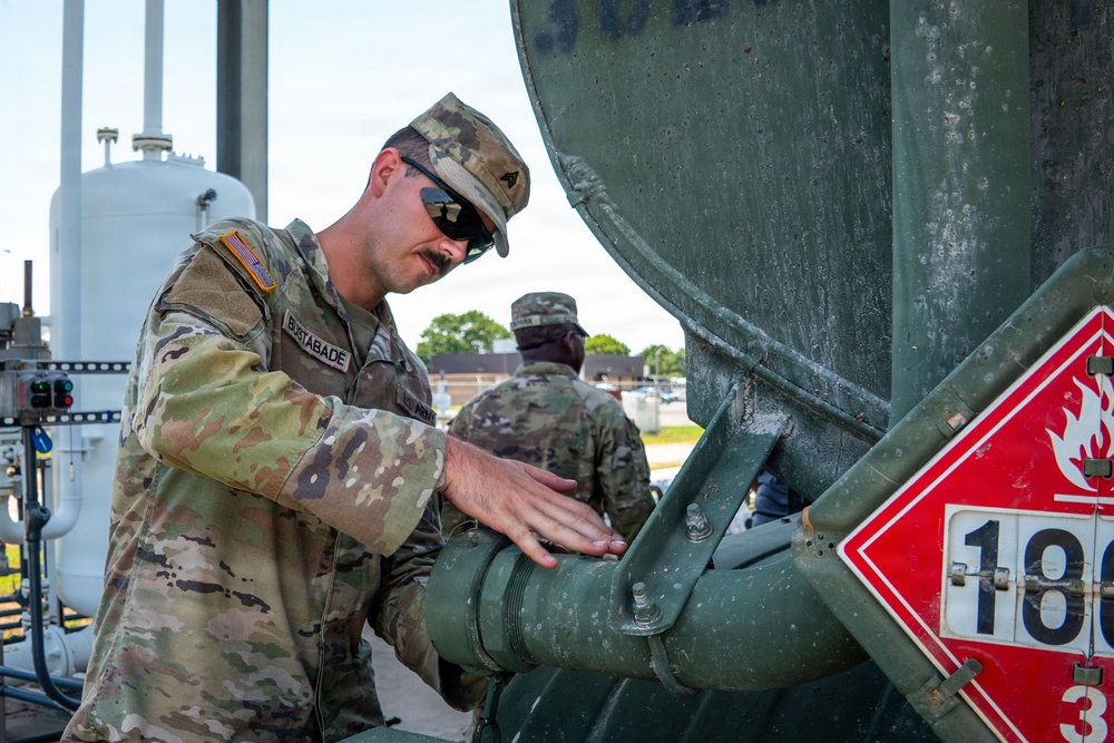 The 737th Transportation Company takes a training mission operational at Operation Sentinel Justice