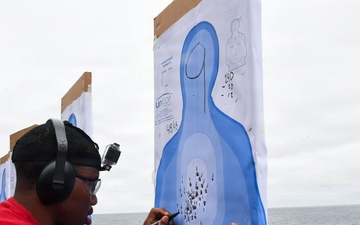 USS Essex Conducts Small Arms Gun Shoot