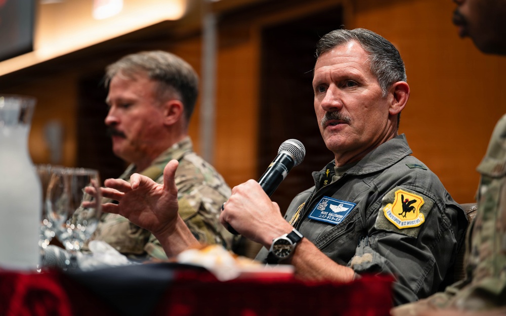 Kadena Air Base leadership participates in hot wings challenge
