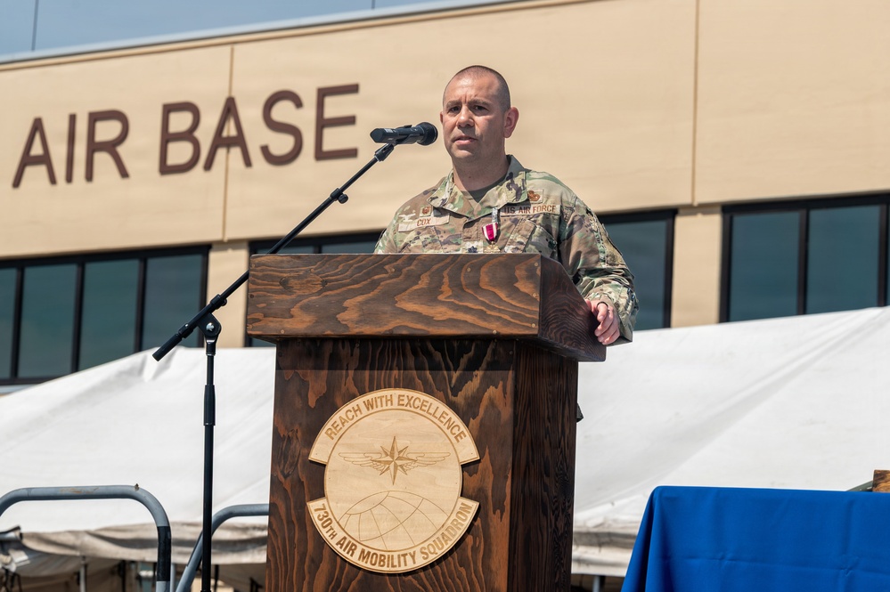 730 AMS Change of Command