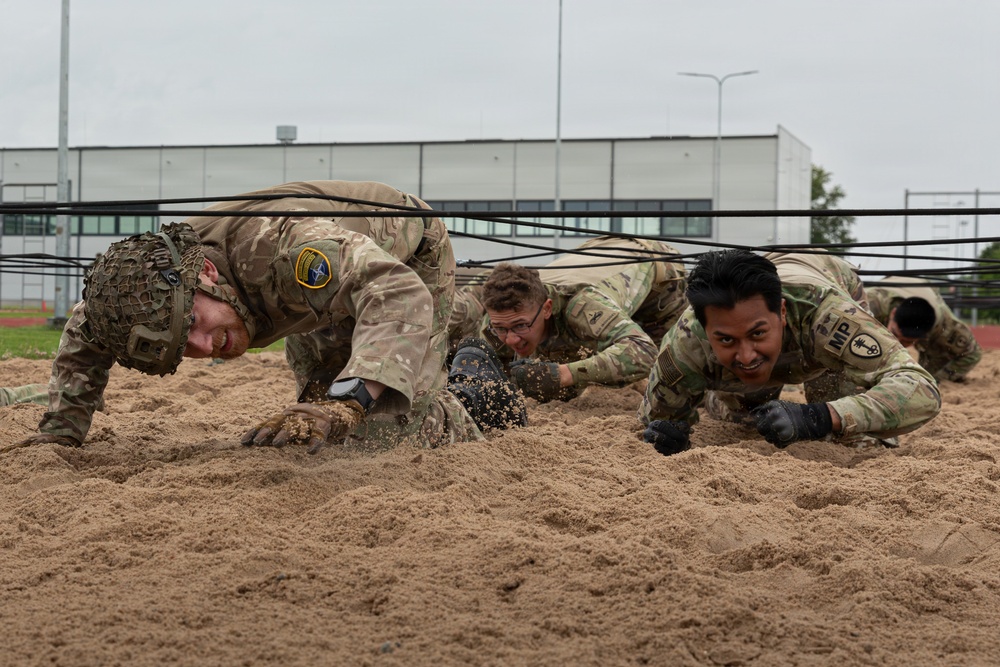 U.S., British, Estonian soldiers contend in multinational competition