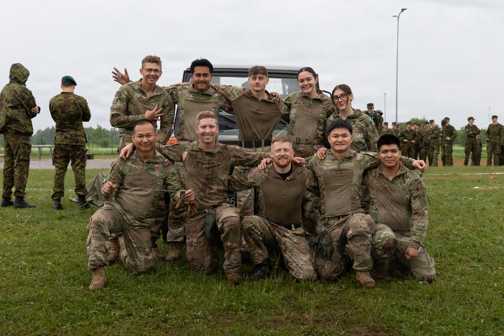 U.S., British, Estonian soldiers contend in multinational competition