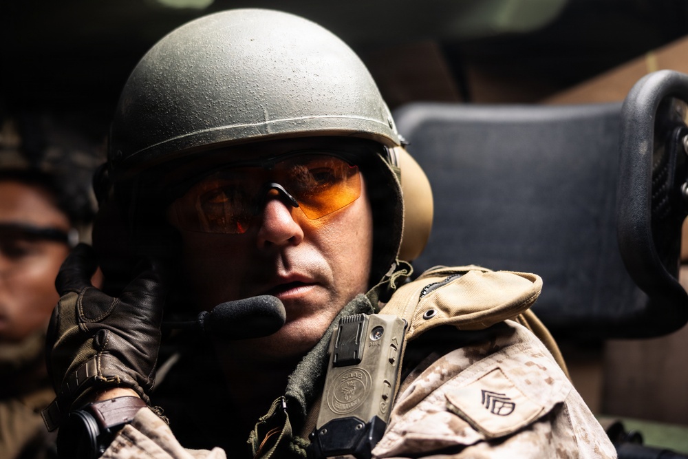 U.S. Marines with 2nd Battalion, 5th Marines Conduct EOTG Mechanized Raids