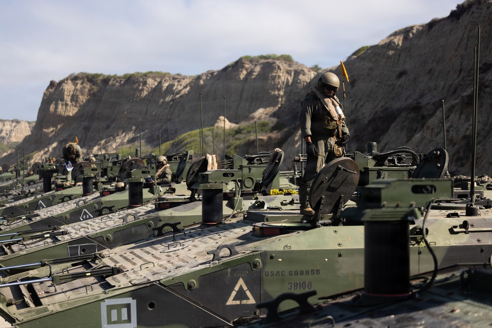 U.S. Marines with 2nd Battalion, 5th Marines Conduct EOTG Mechanized Raids