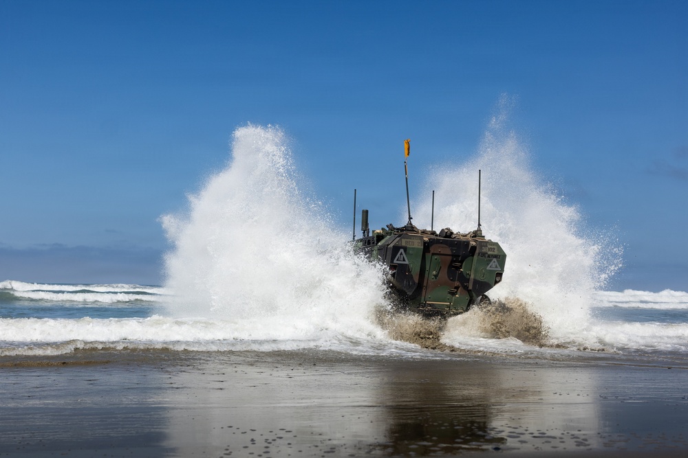 U.S. Marines with 2nd Battalion, 5th Marines Conduct EOTG Mechanized Raids