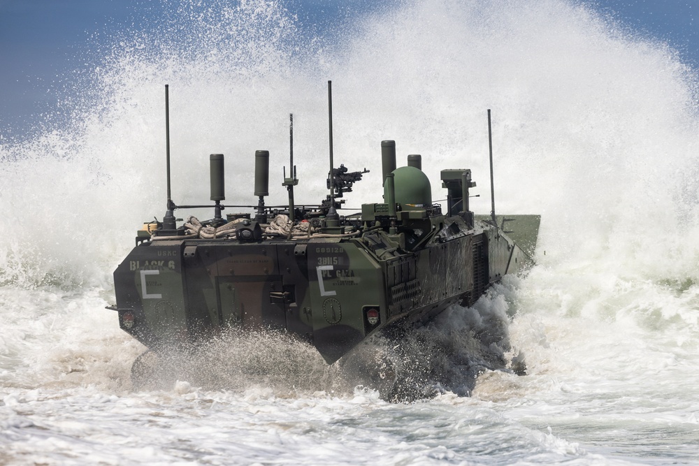 U.S. Marines with 2nd Battalion, 5th Marines Conduct EOTG Mechanized Raids