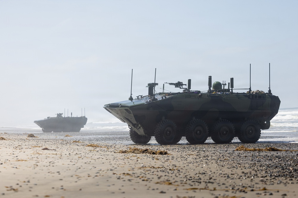 U.S. Marines with 2nd Battalion, 5th Marines Conduct EOTG Mechanized Raids