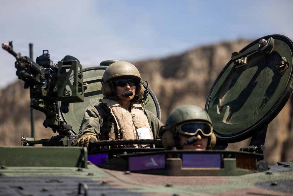 U.S. Marines with 2nd Battalion, 5th Marines Conduct EOTG Mechanized Raids