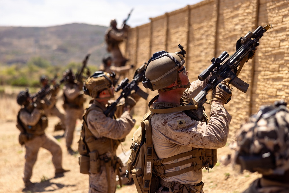 U.S. Marines with 2nd Battalion, 5th Marines Conduct EOTG Mechanized Raids