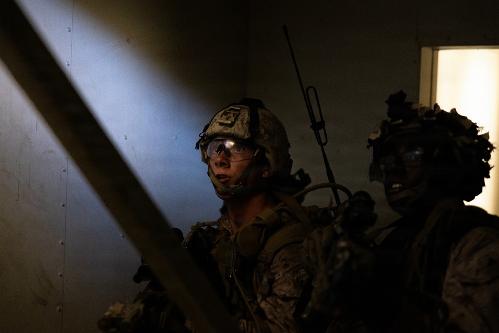 U.S. Marines with 2nd Battalion, 5th Marines Conduct EOTG Mechanized Raids