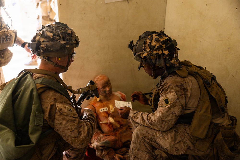 U.S. Marines with 2nd Battalion, 5th Marines Conduct EOTG Mechanized Raids