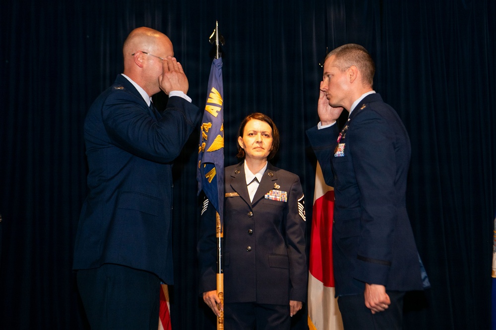 374th CPTS Change of Command
