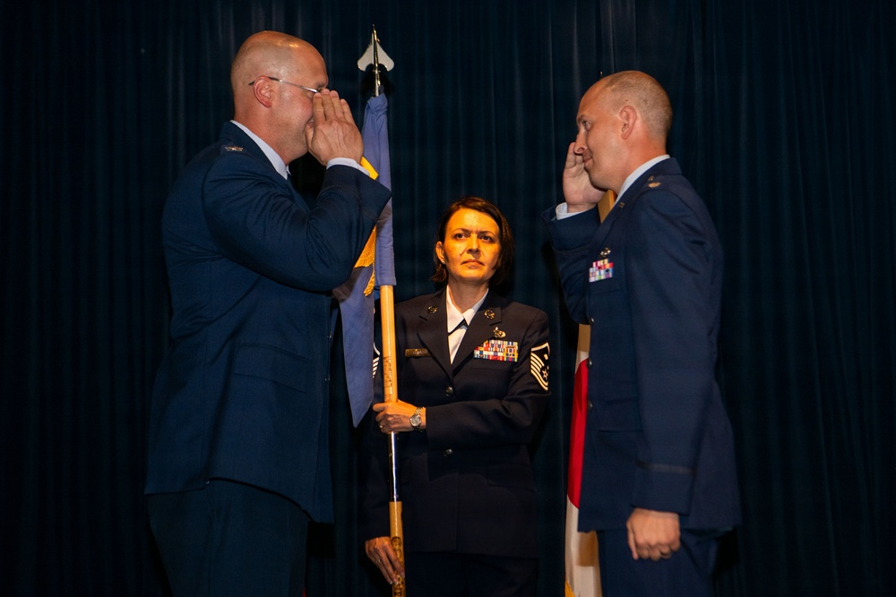 374th CPTS Change of Command