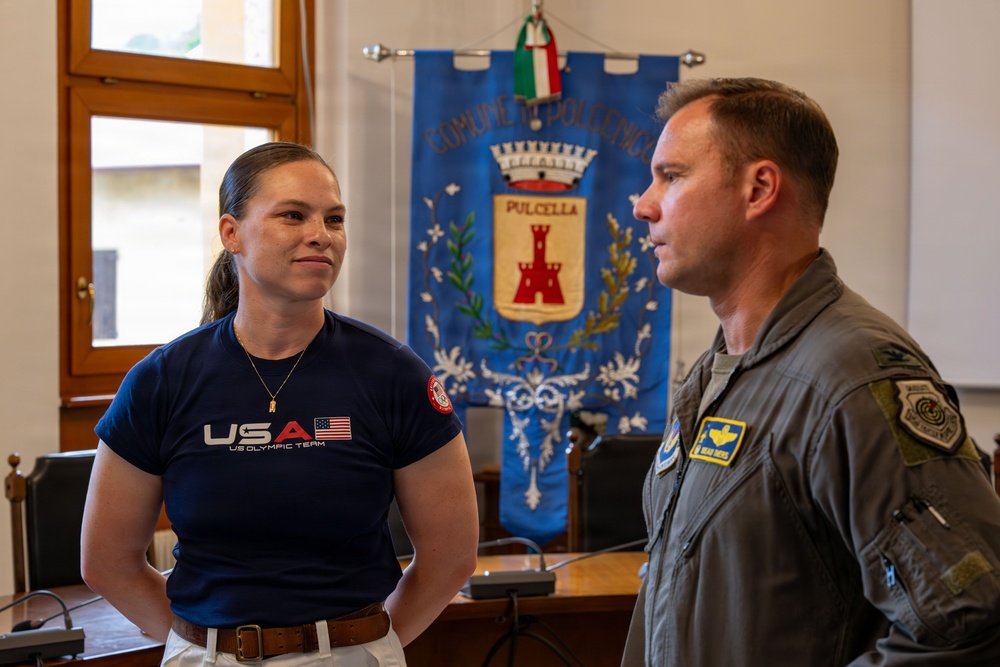Polcenigo recognizes U.S. Olympic athlete and resident