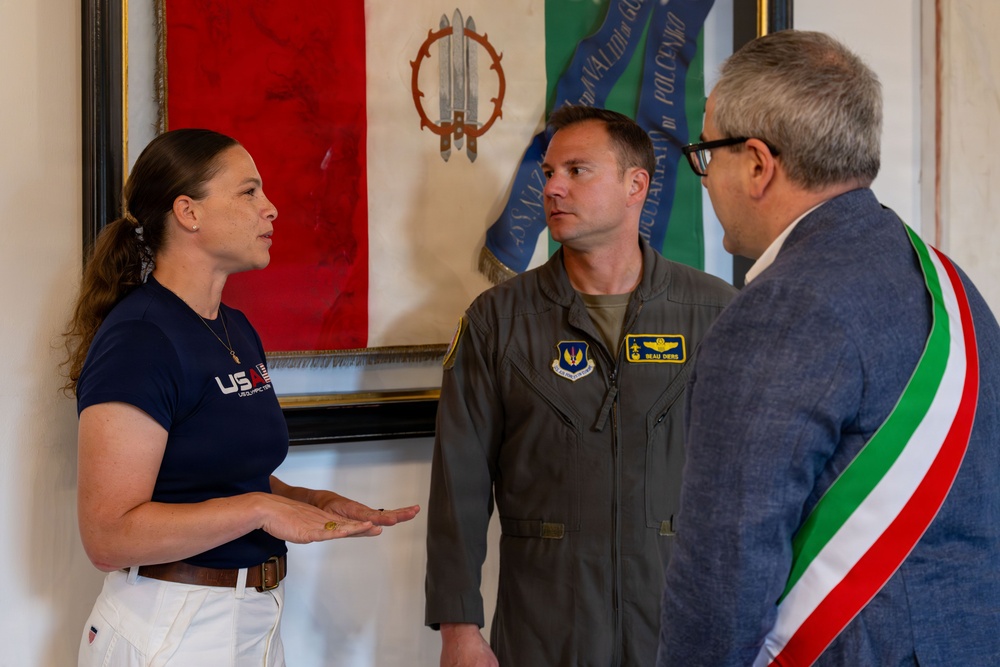 Polcenigo recognizes U.S. Olympic athlete and resident