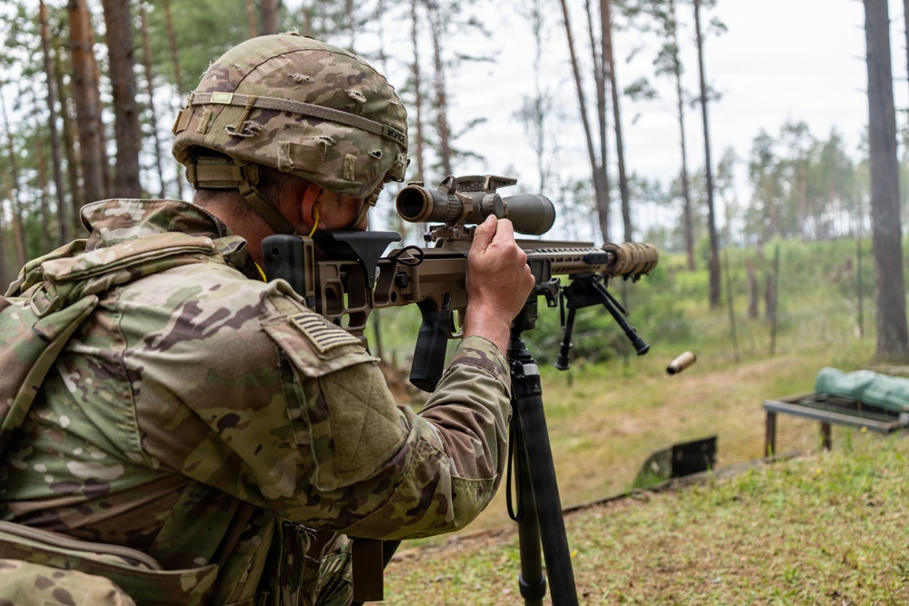Blackfoot Company, 1-4 Infantry live fire range in GTA