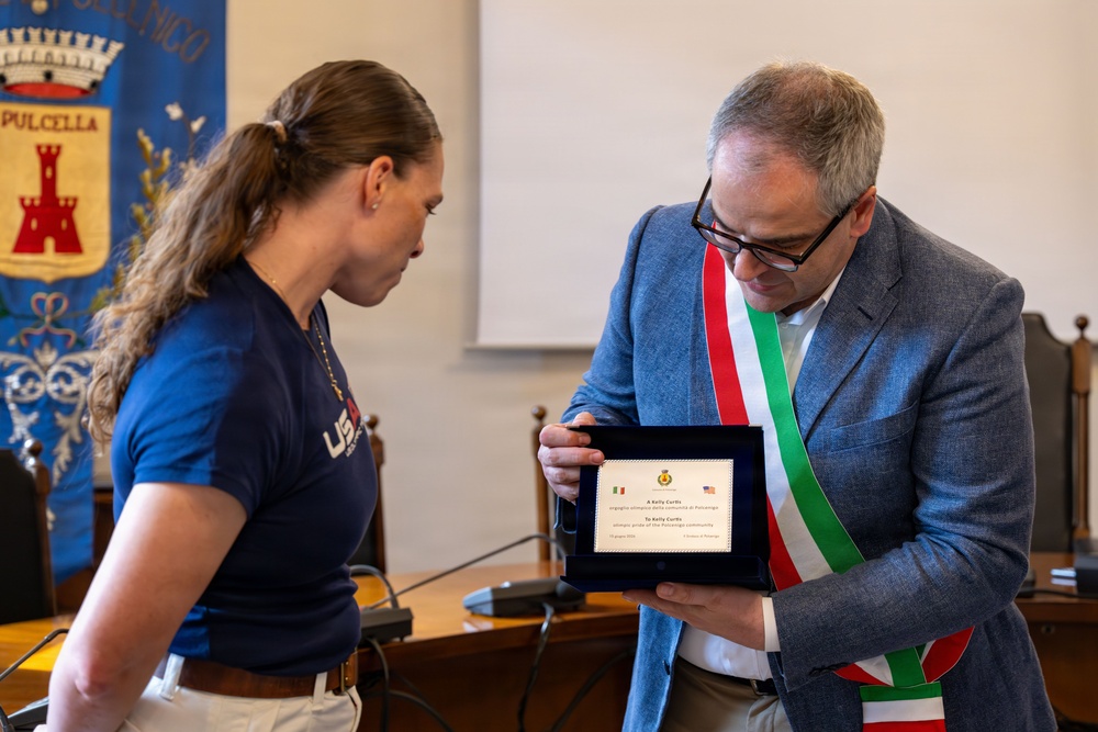 Polcenigo recognizes U.S. Olympic athlete and resident
