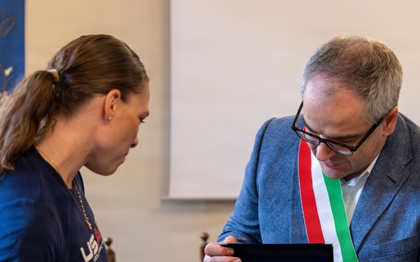 Polcenigo recognizes U.S. Olympic athlete and resident