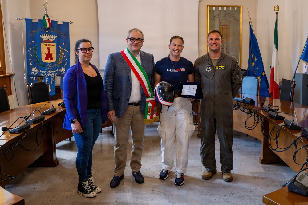 Polcenigo recognizes U.S. Olympic athlete and resident
