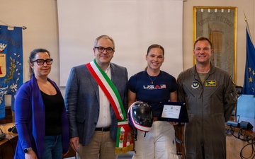Polcenigo recognizes U.S. Olympic athlete and resident