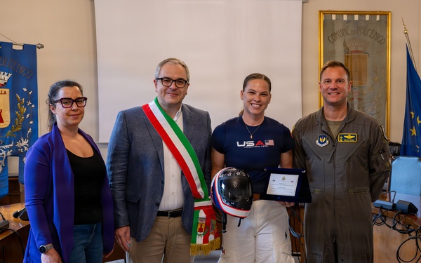 Polcenigo recognizes U.S. Olympic athlete and resident