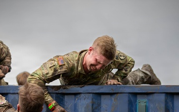 U.S., British, French soldiers participate in commemorative Bir Hakeim 10K mud race in Estonia