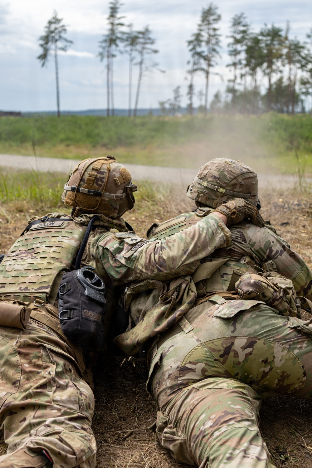 Blackfoot Company, 1-4 Infantry live fire range in GTA