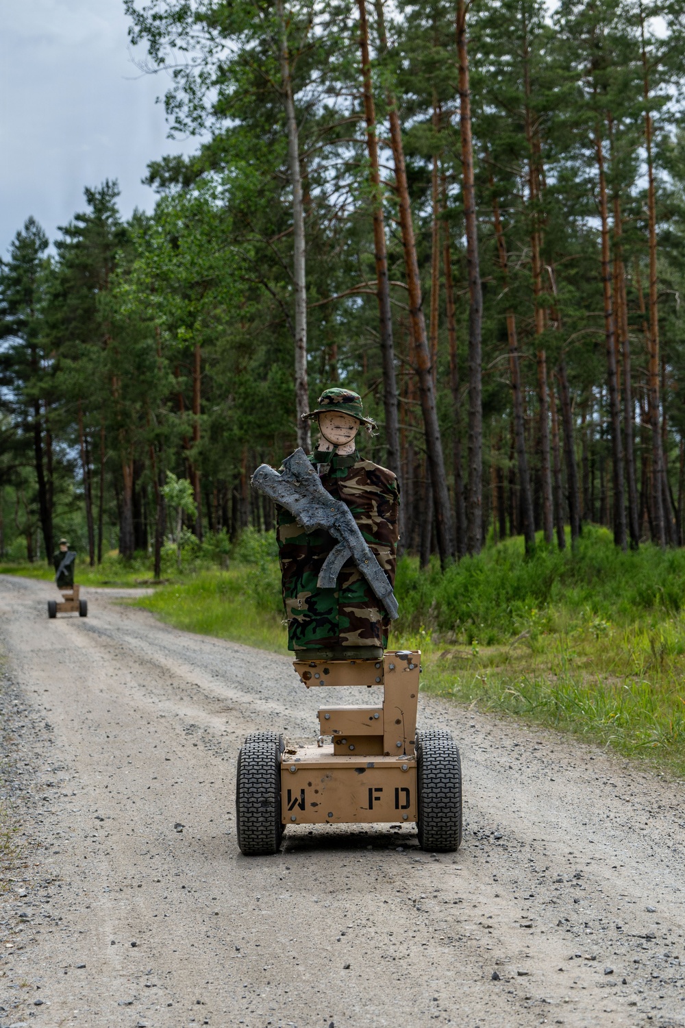 Blackfoot Company, 1-4 Infantry live fire range in GTA