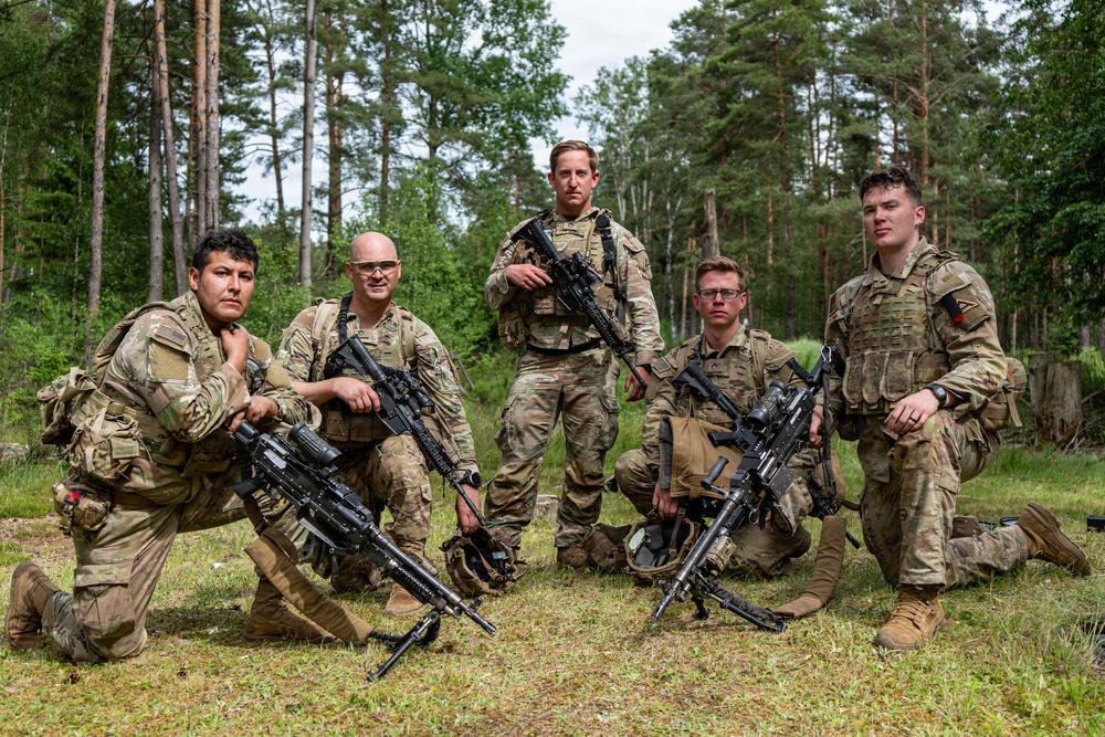 Blackfoot Company, 1-4 Infantry live fire range in GTA