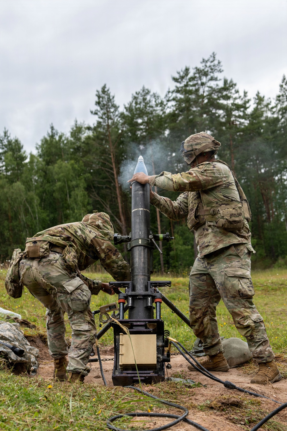 Blackfoot Company, 1-4 Infantry live fire range in GTA