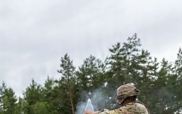 Blackfoot Company, 1-4 Infantry live fire range in GTA