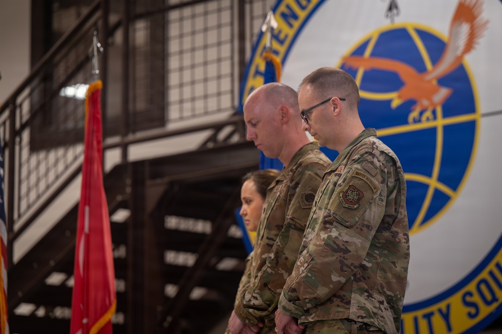 728 Air Mobility Squadron Change of Command ceremony