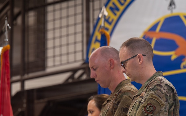 728 Air Mobility Squadron Change of Command ceremony