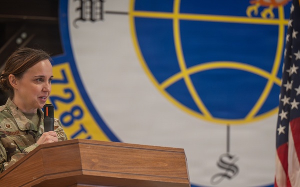 728 Air Mobility Squadron Change of Command ceremony
