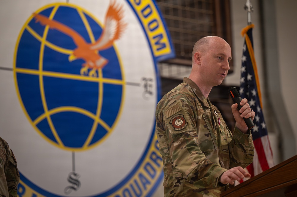 728 Air Mobility Squadron Change of Command ceremony