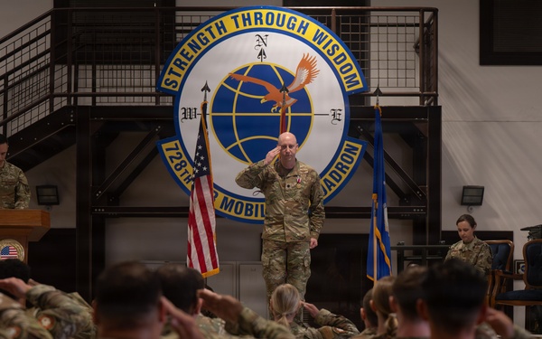 728 Air Mobility Squadron Change of Command ceremony