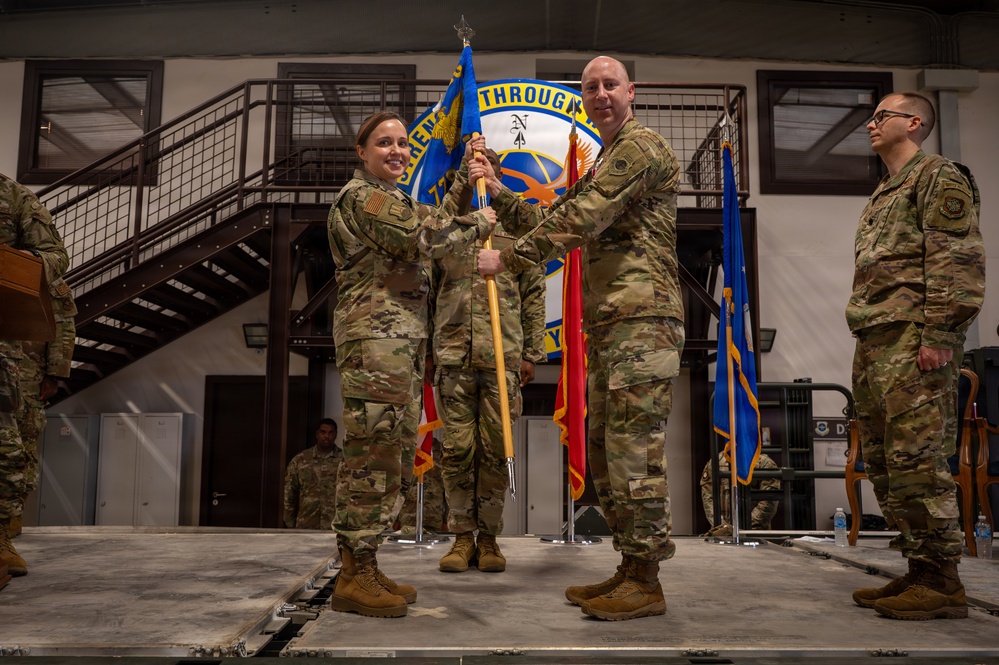 728 Air Mobility Squadron Change of Command ceremony