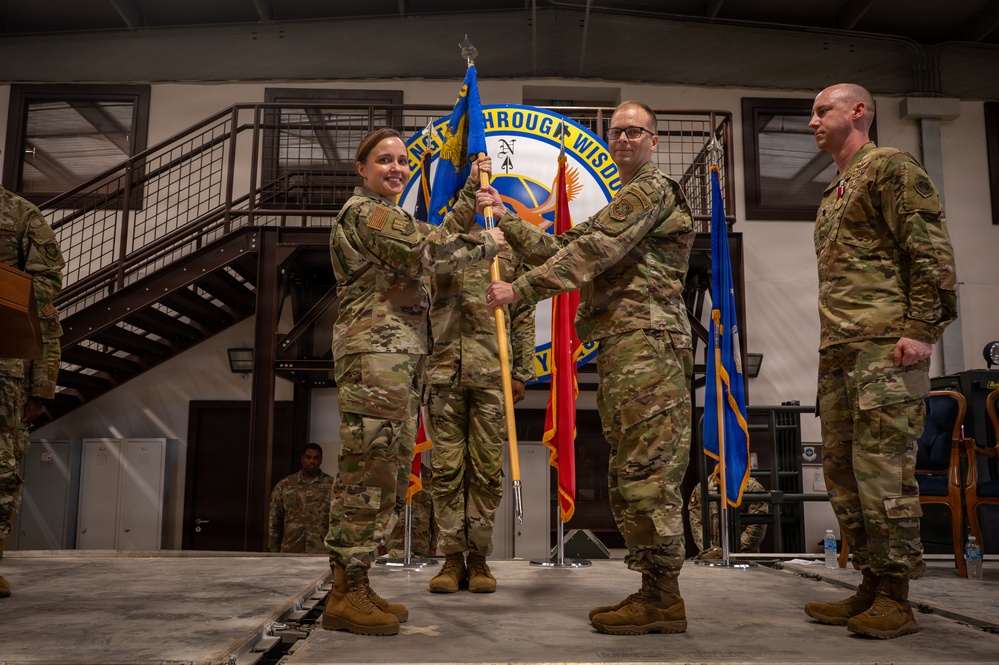 728 Air Mobility Squadron Change of Command ceremony