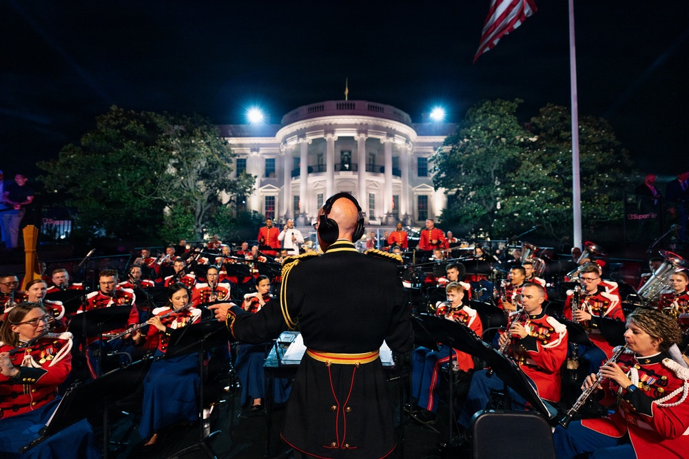 "The President's Own" U.S. Marine Band Supports UFC Freedom 250 at White House