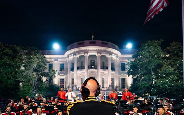 "The President's Own" U.S. Marine Band Supports UFC Freedom 250 at White House
