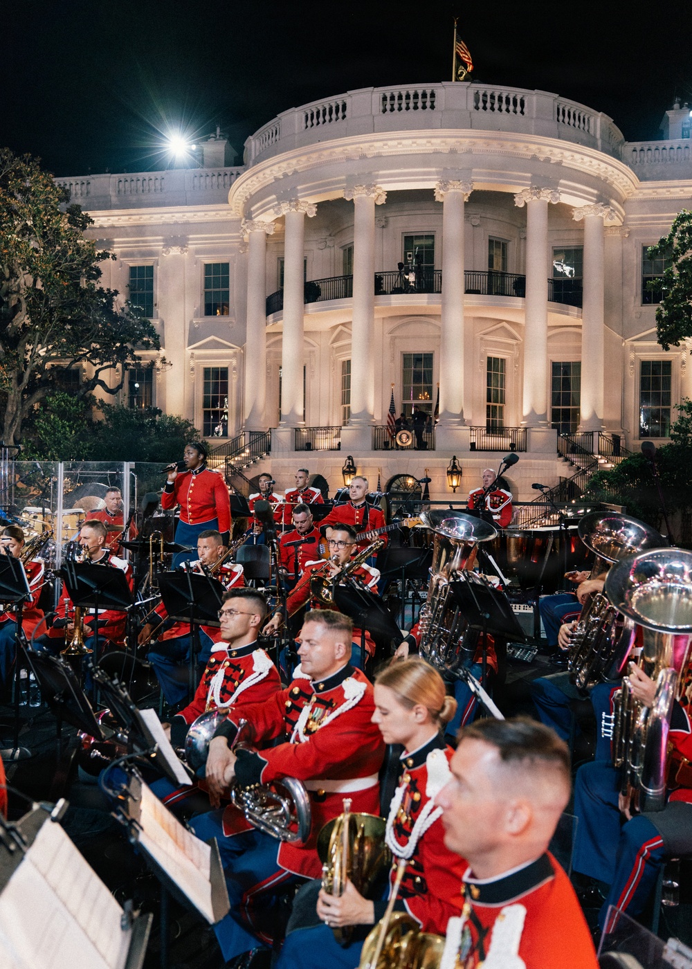 "The President's Own" U.S. Marine Band Supports UFC Freedom 250 at White House