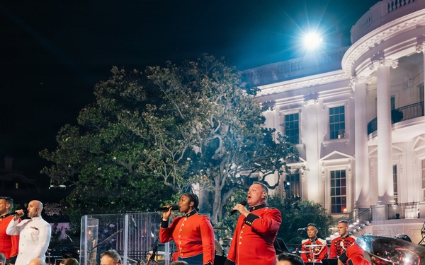 "The President's Own" U.S. Marine Band Supports UFC Freedom 250 at White House