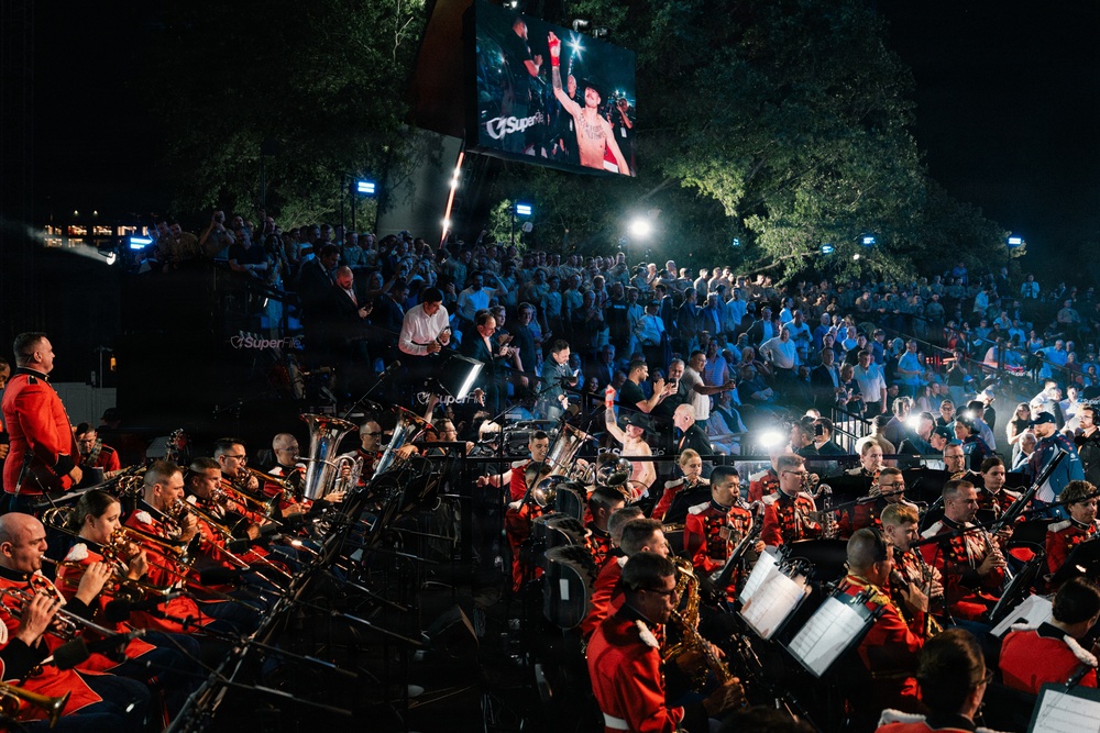 "The President's Own" U.S. Marine Band Supports UFC Freedom 250 at White House