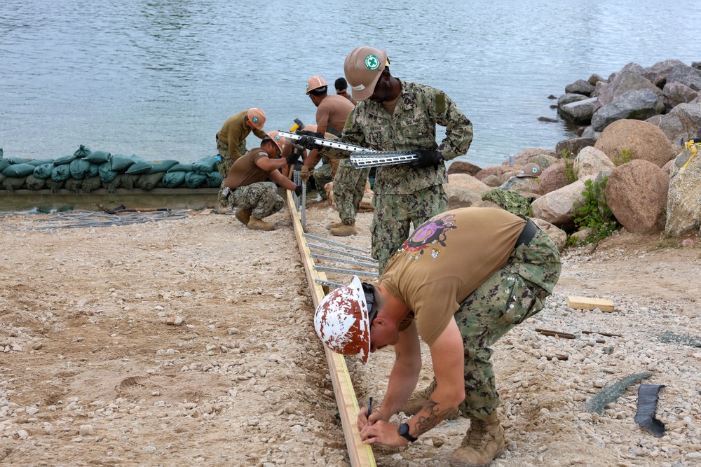 ACB 1 Boat Ramp Construction during BALTOPS 2026