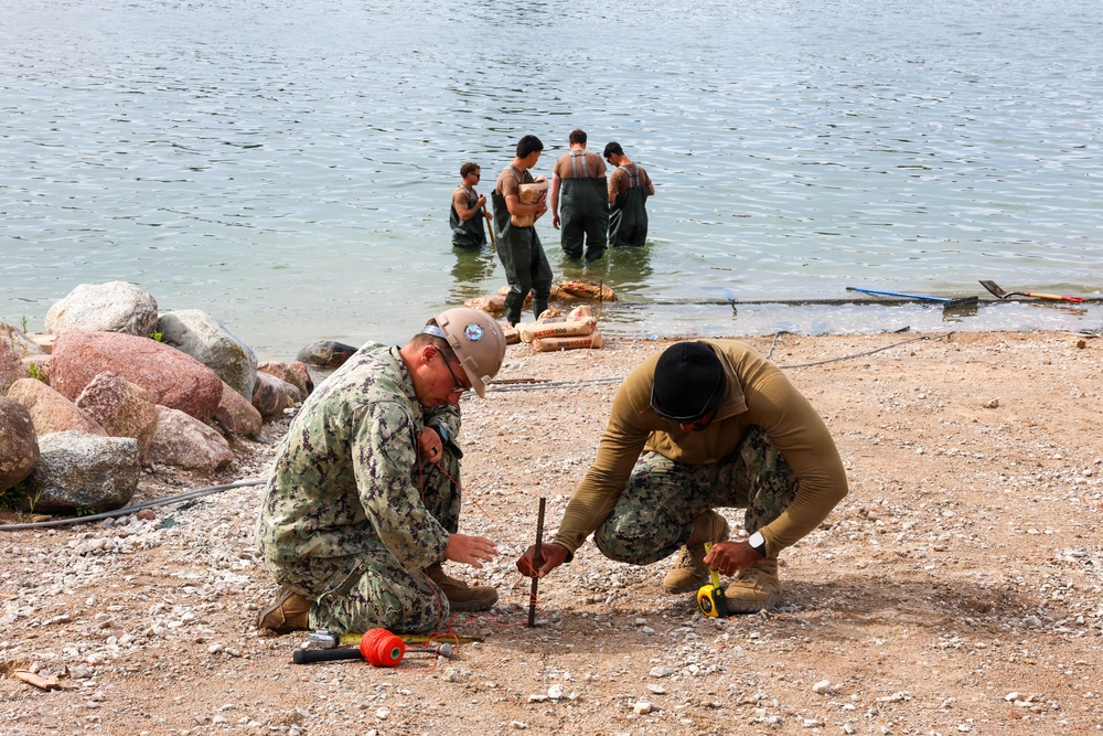 ACB 1 Boat Ramp Construction during BALTOPS 2026