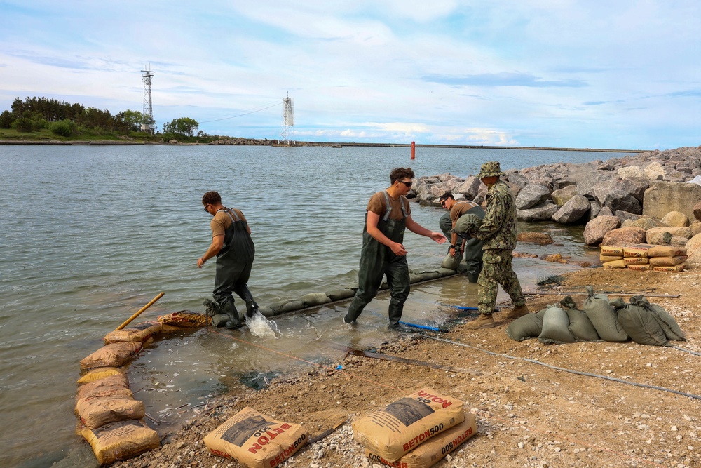 ACB 1 Boat Ramp Construction during BALTOPS 2026