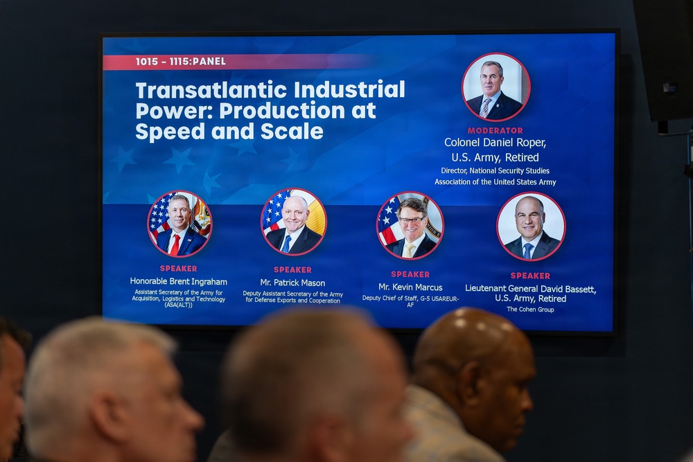 Army leaders discuss transatlantic industrial cooperation at Eurosatory 2026